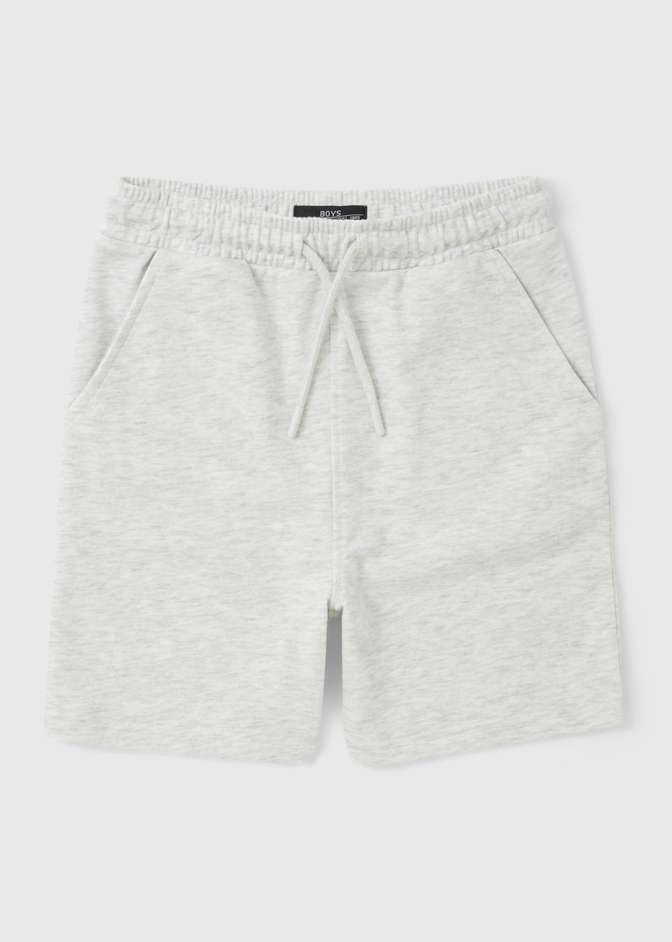 Boys Grey Marl Jogger Shorts (7-15yrs)