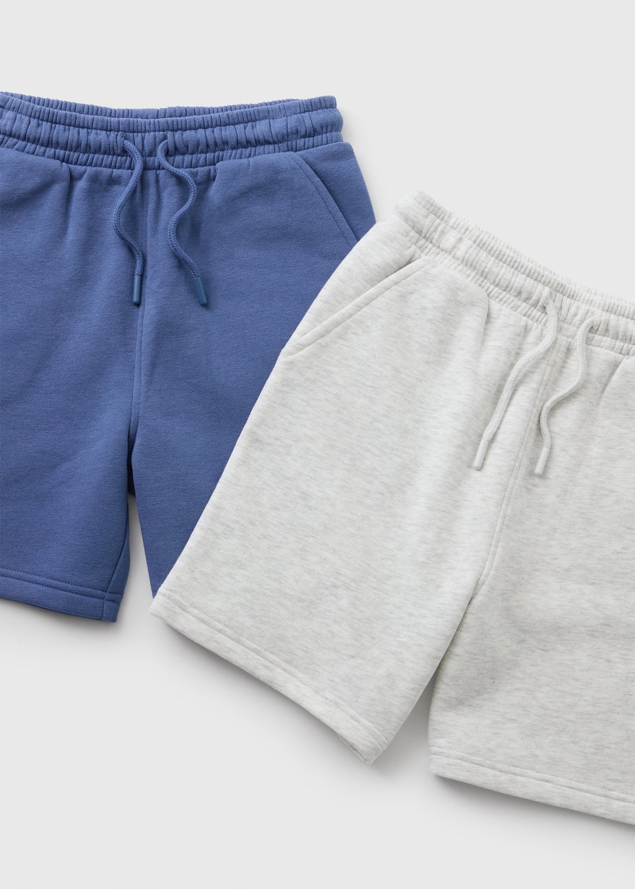 2 Pack Boys Multicolour Jogger Shorts (7-15yrs)