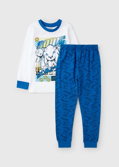 Sonic Boys Blue Long Pyjama Set (4-12yrs)