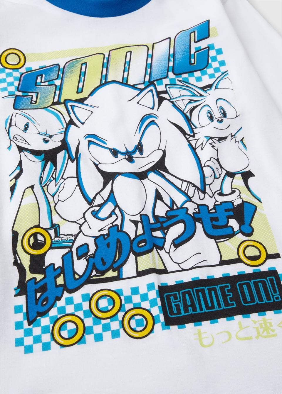 Sonic Boys Blue Long Pyjama Set (4-12yrs)