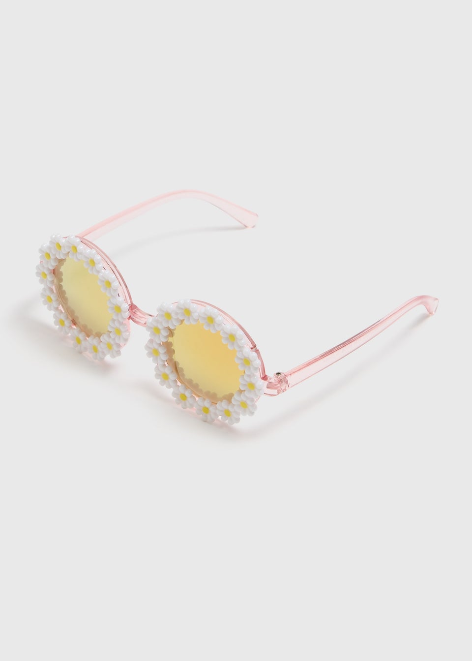 Girls Pink Floral Sunglasses