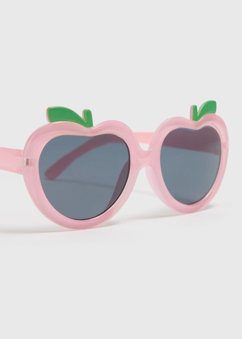 Girls Pink Apple Sunglasses