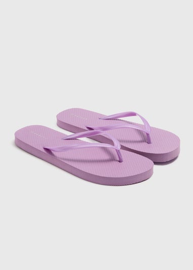 Lilac Flip Flops