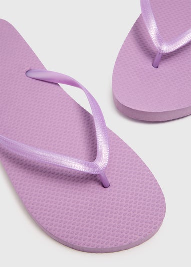Lilac Flip Flops