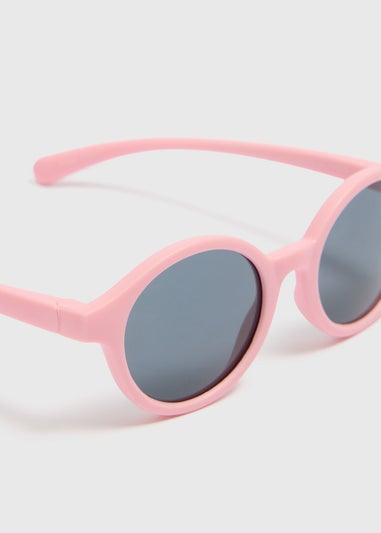 Baby Pink Flexible Sunglasses