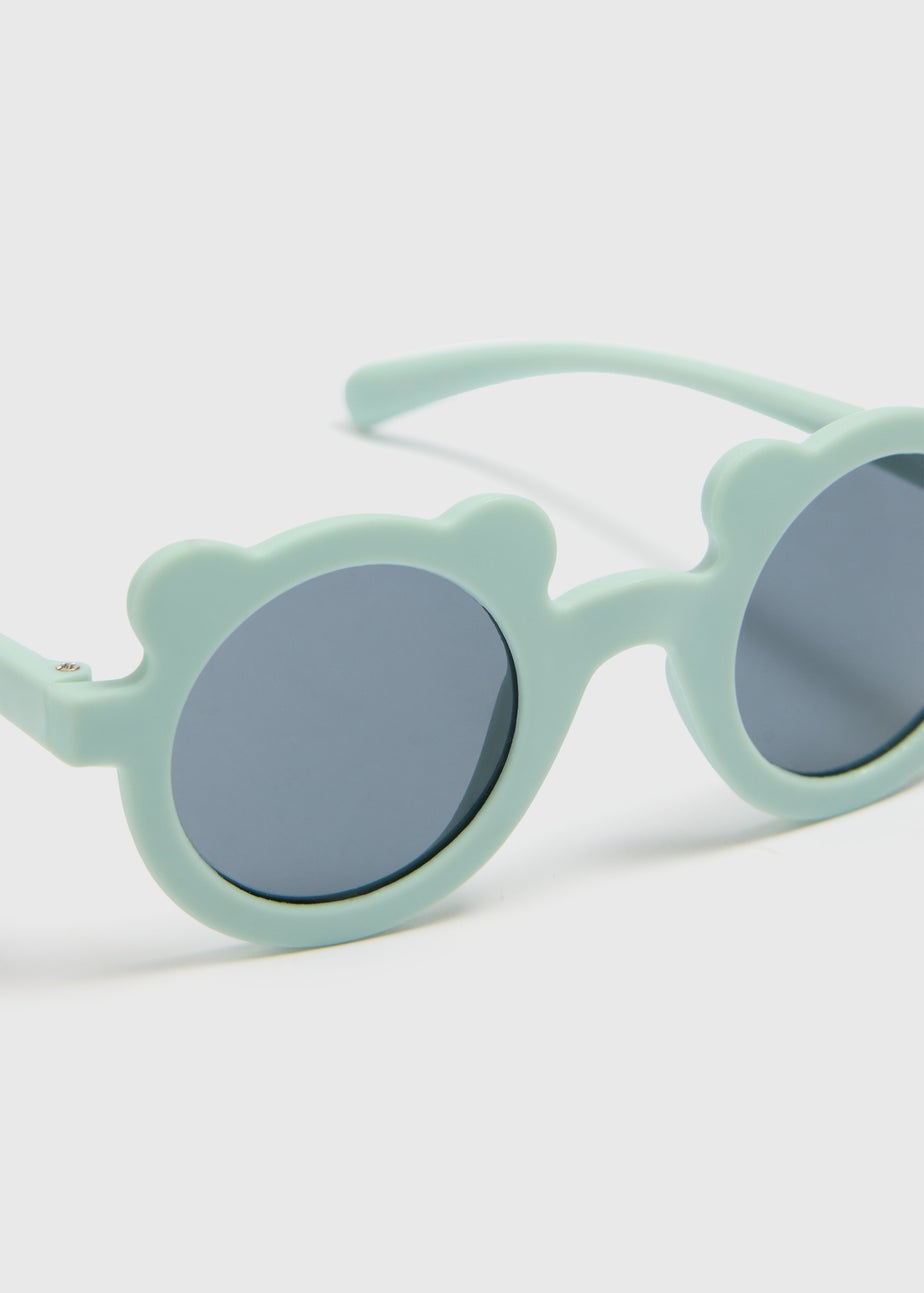 Baby Green Bear Flexible Sunglasses