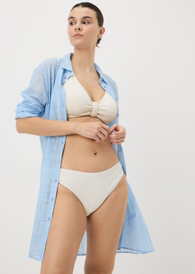 Blue Stripe Beach Shirt