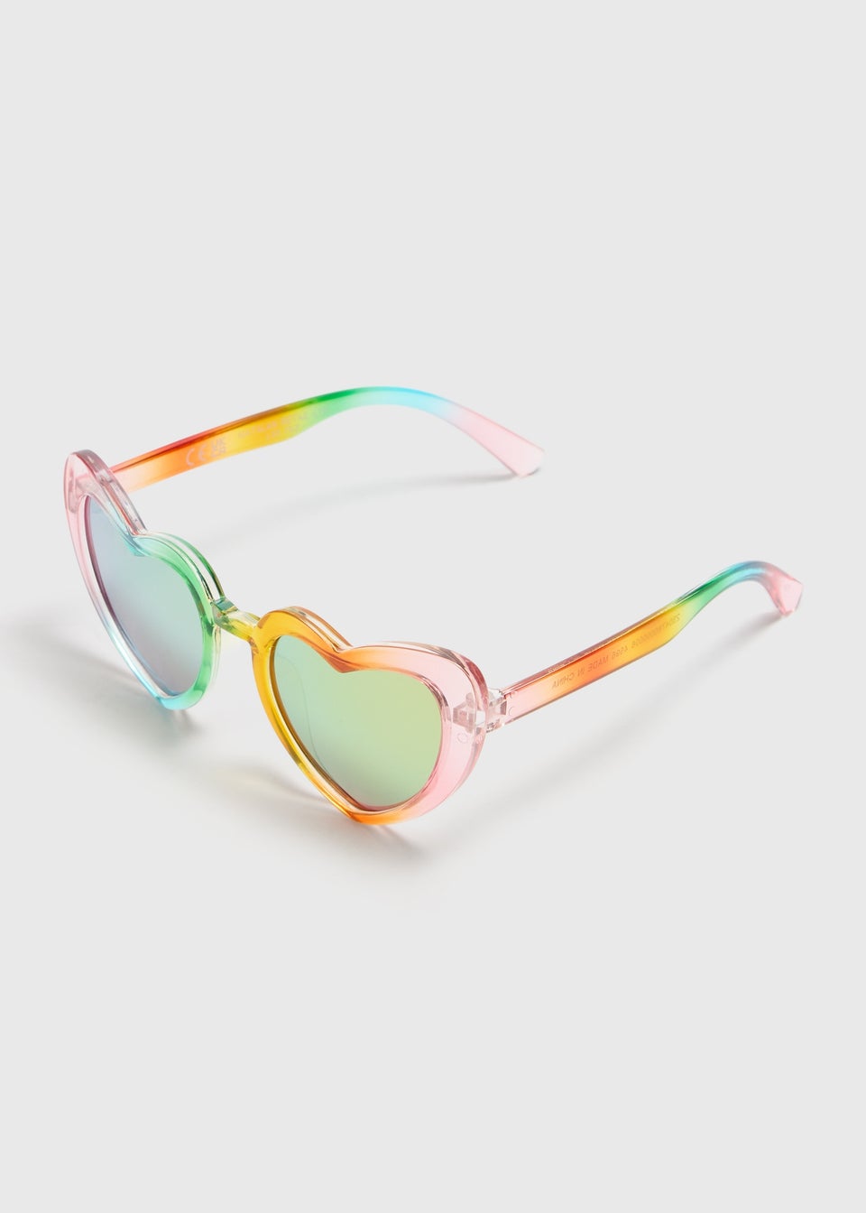 Girls Multicolour Heart Sunglasses