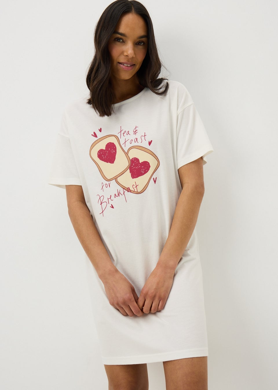 White Tea & Toast T-Shirt Nightie