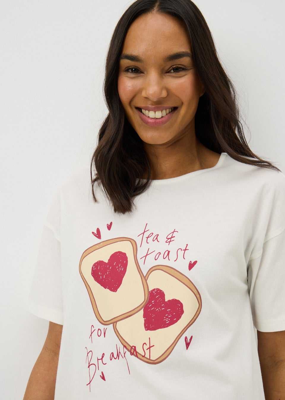 White Tea & Toast T-Shirt Nightie