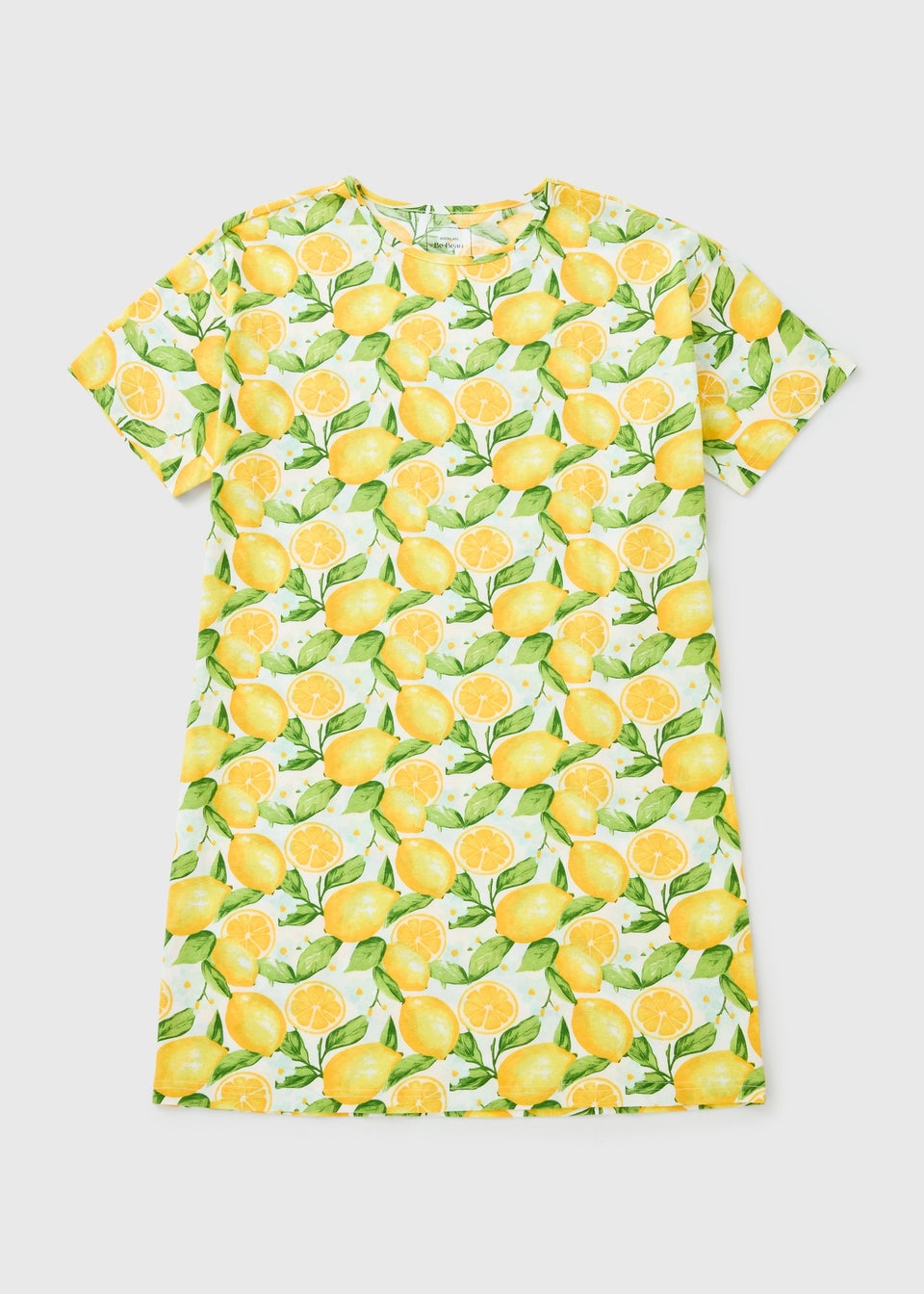 Yellow Lemon Print Nightie