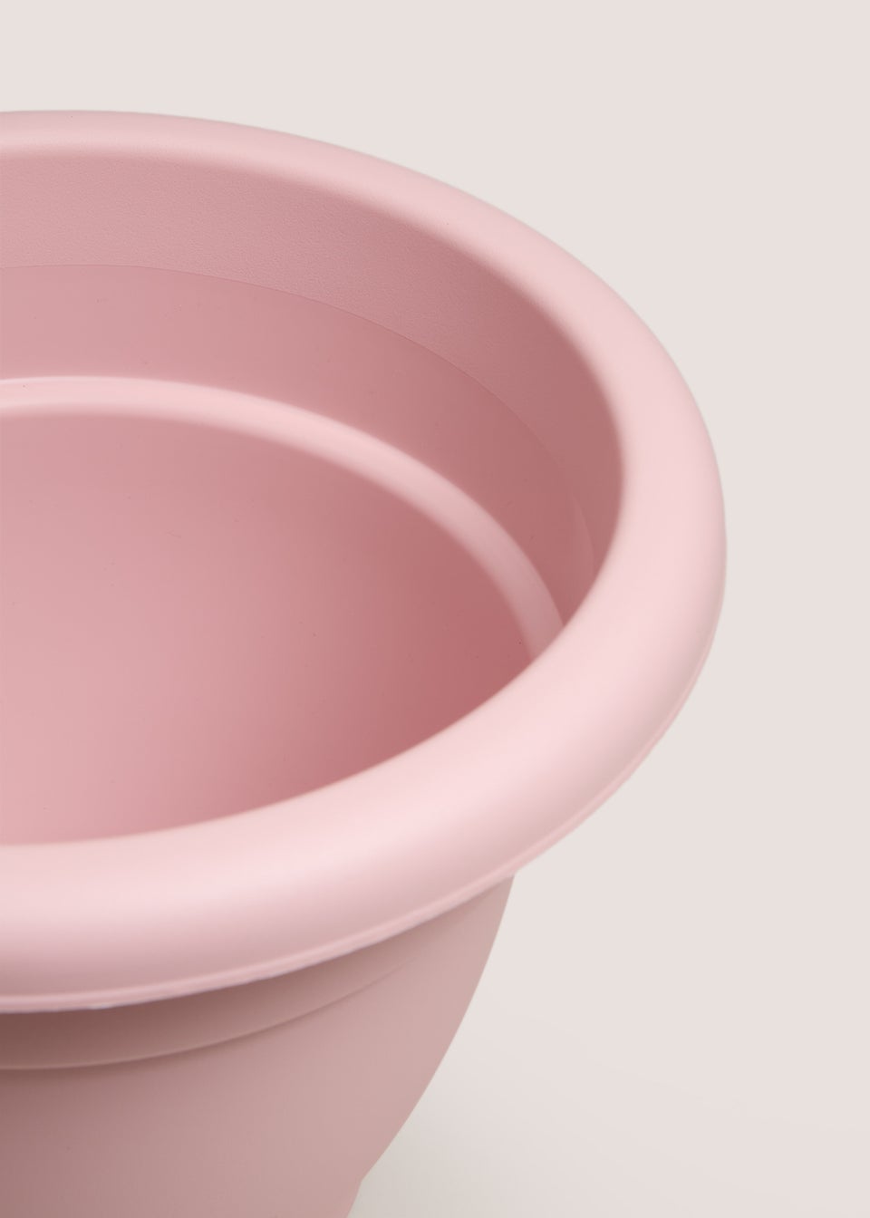 Pink Plastic Small Planter