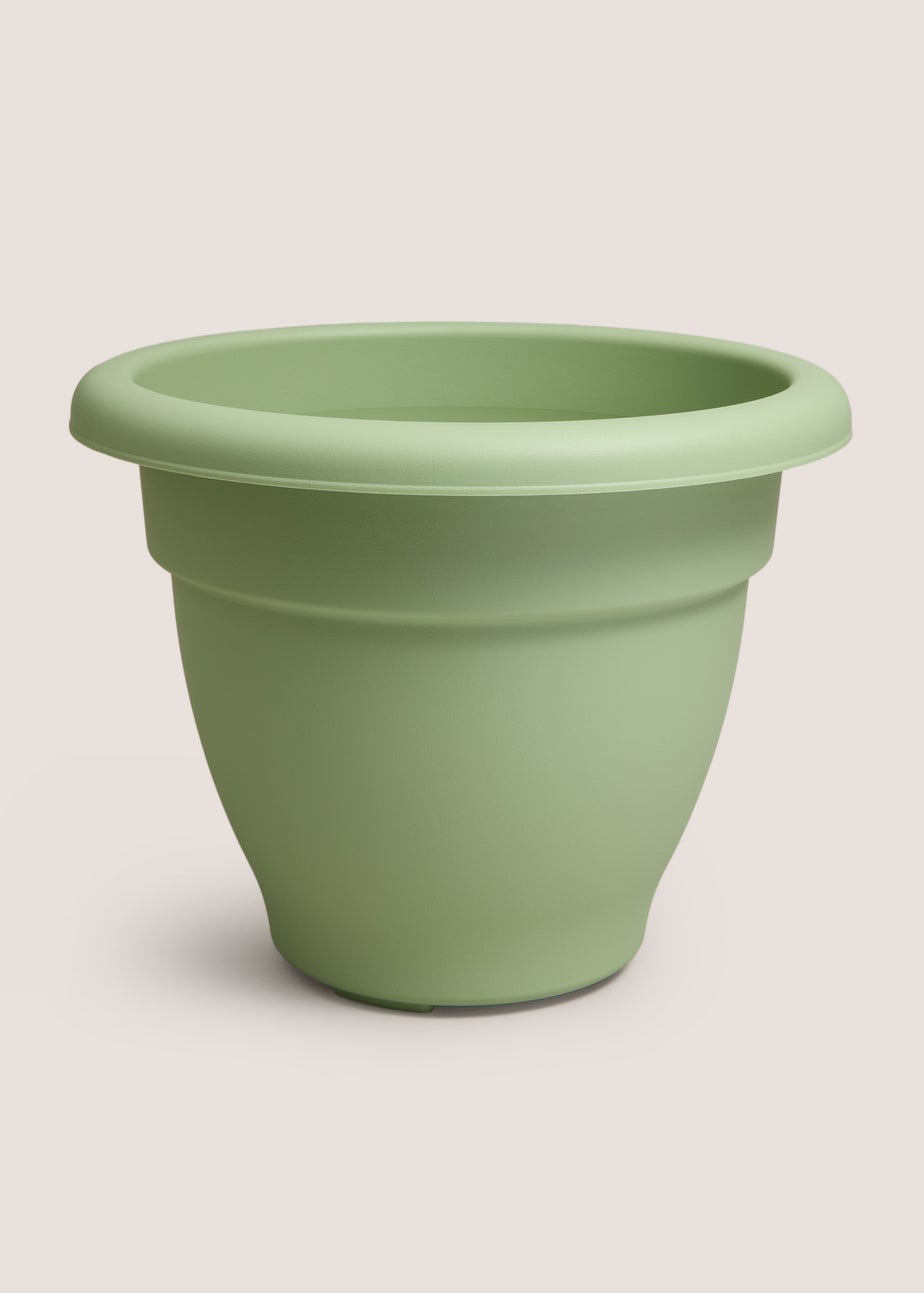 Green Plastic Small Planter