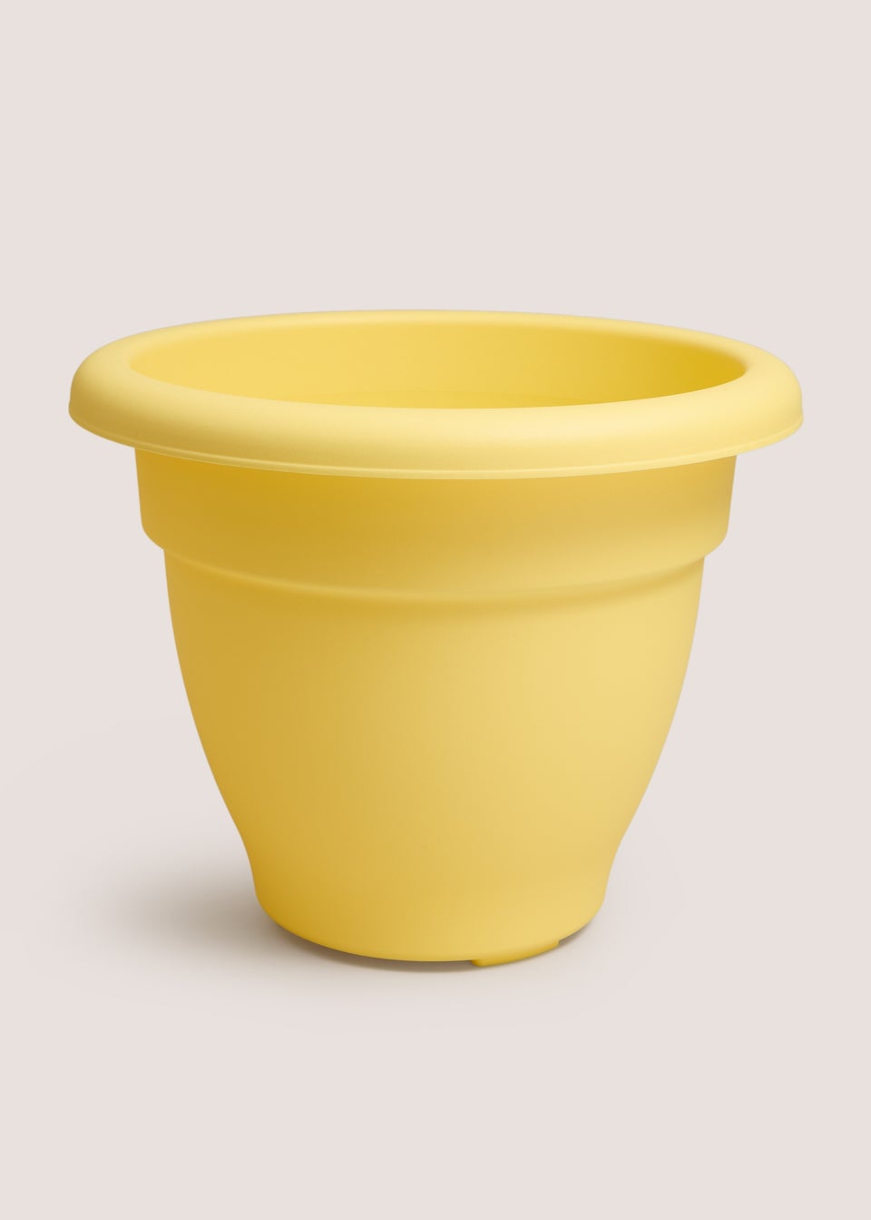 Yellow Plastic Small Planter