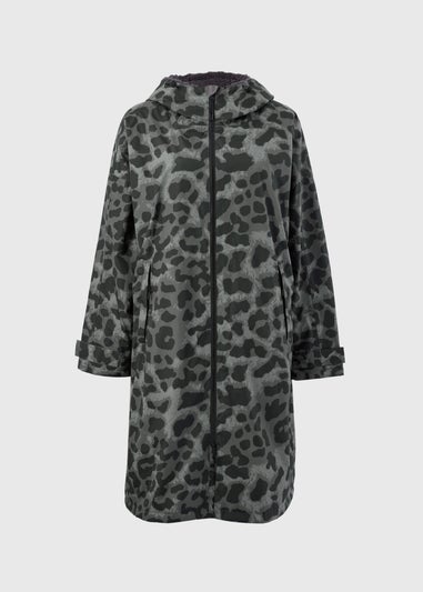 Souluxe Grey Leopard Print Changing Robe