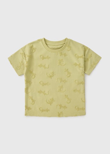 Boys Sage Croc Embossed T-Shirt (1-7yrs)