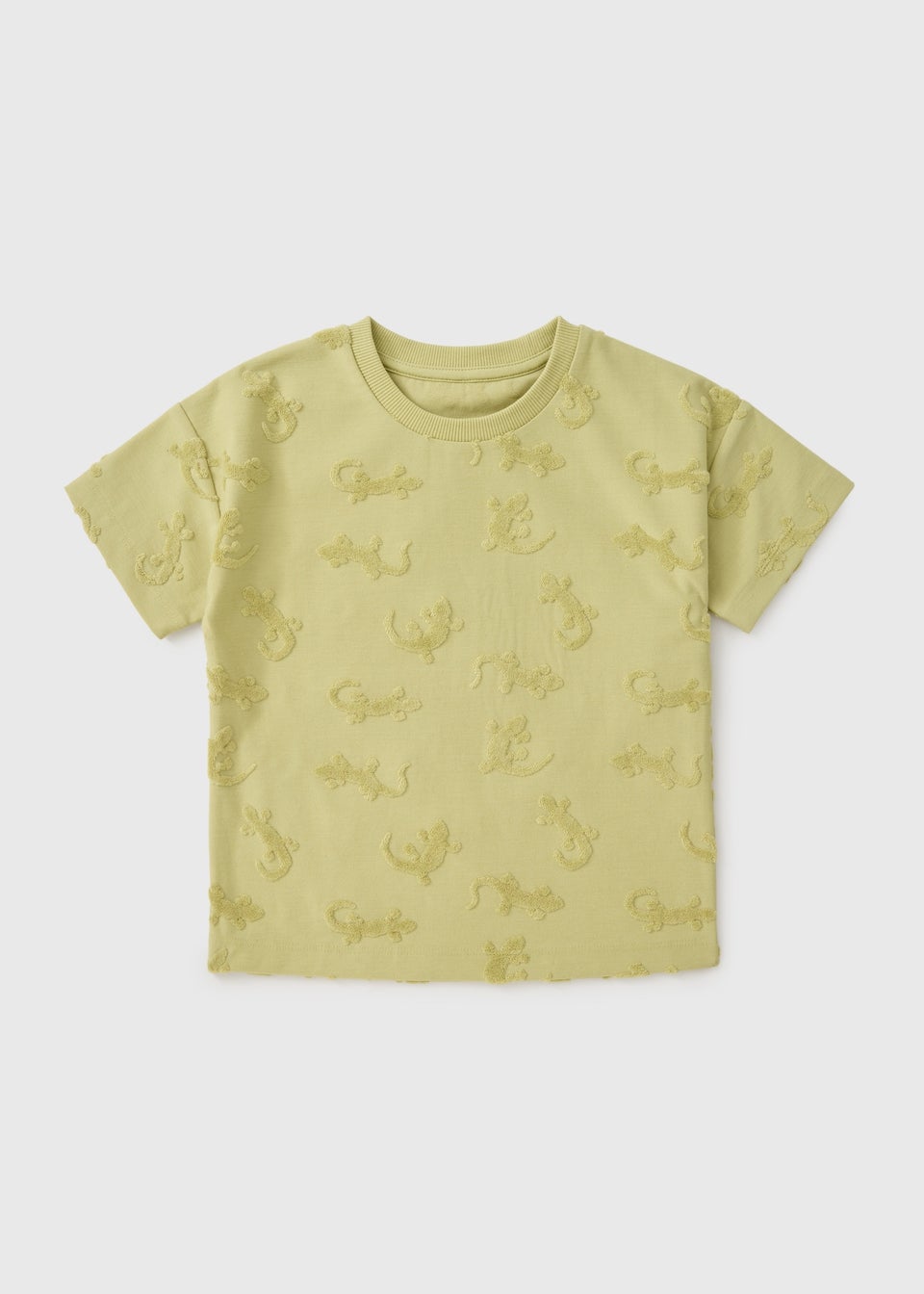 Boys Sage Croc Embossed T-Shirt (1-7yrs)