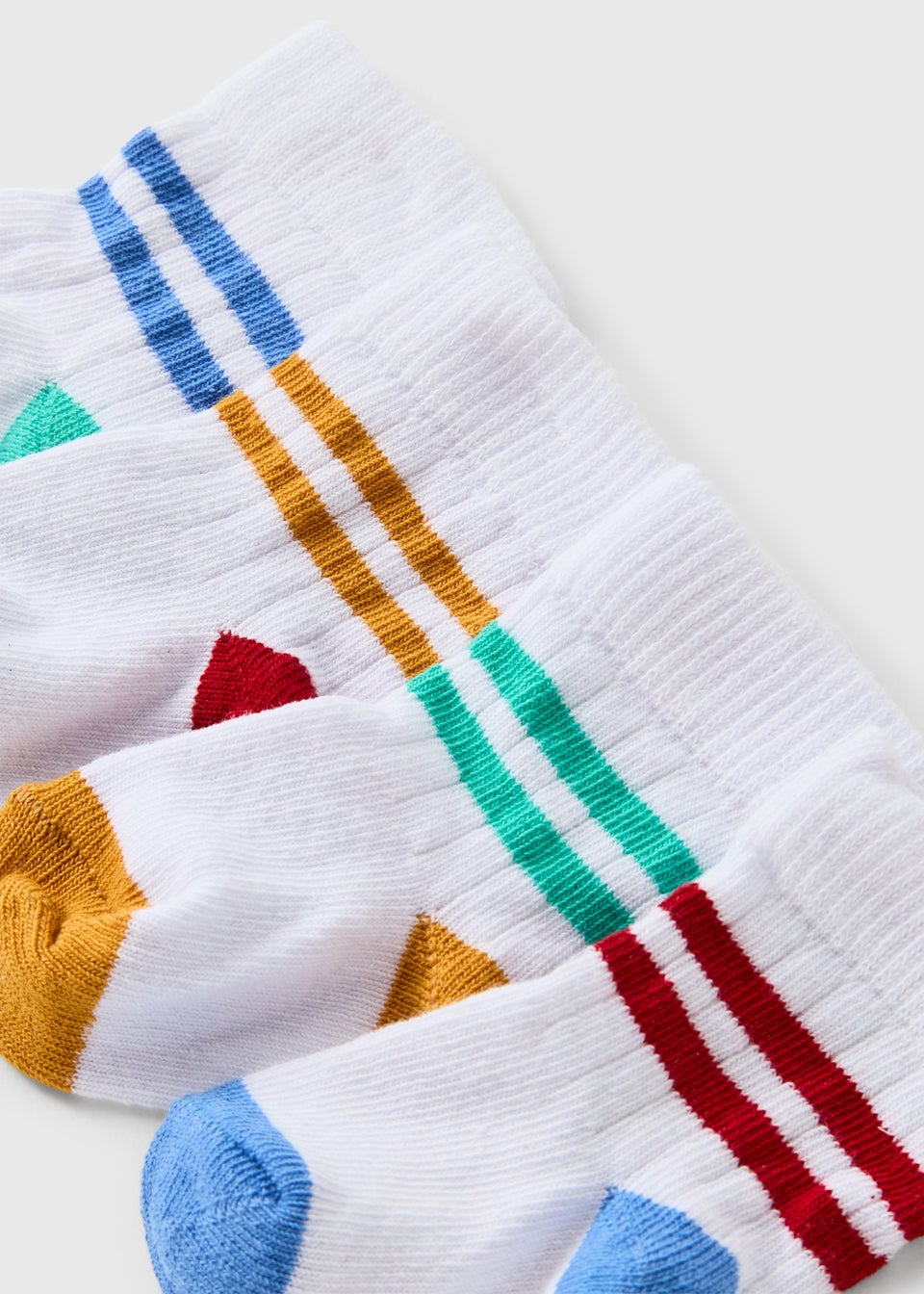 4 Pack Baby Multicolour Design Socks (Newborn-23mths)