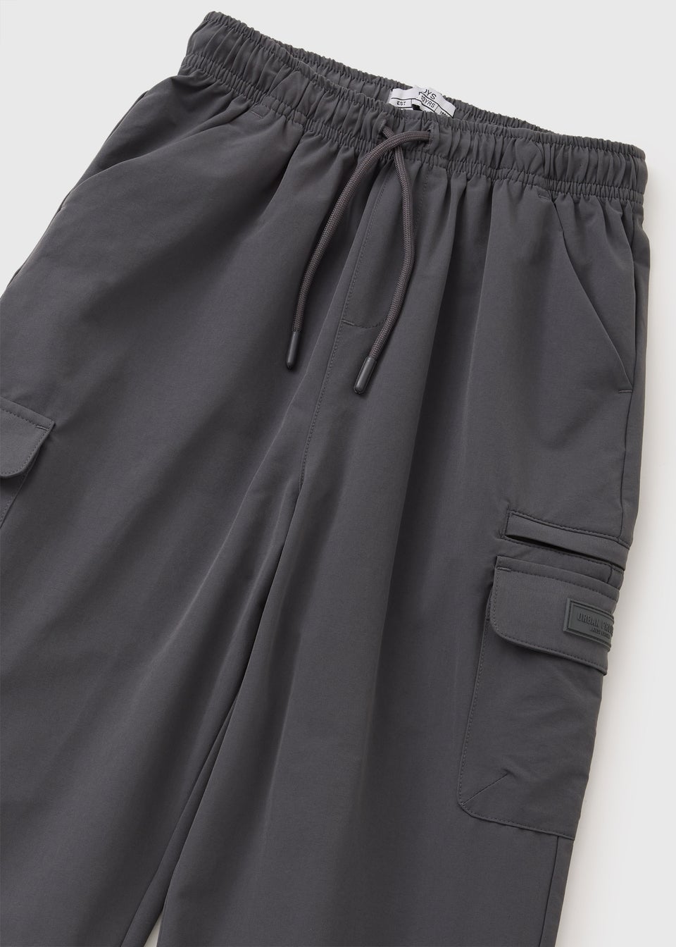 Boys Grey Cargo Trousers (7-15yrs)