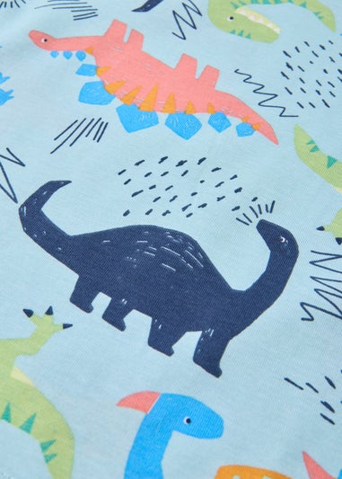 Toddler Boys Dino Top And Short Pyjama Set (1-7 Years)