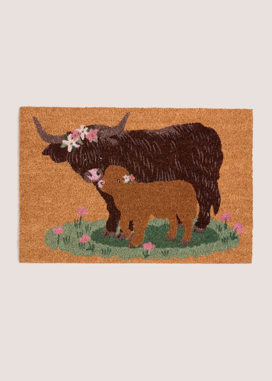 Highland Cow Door Mat