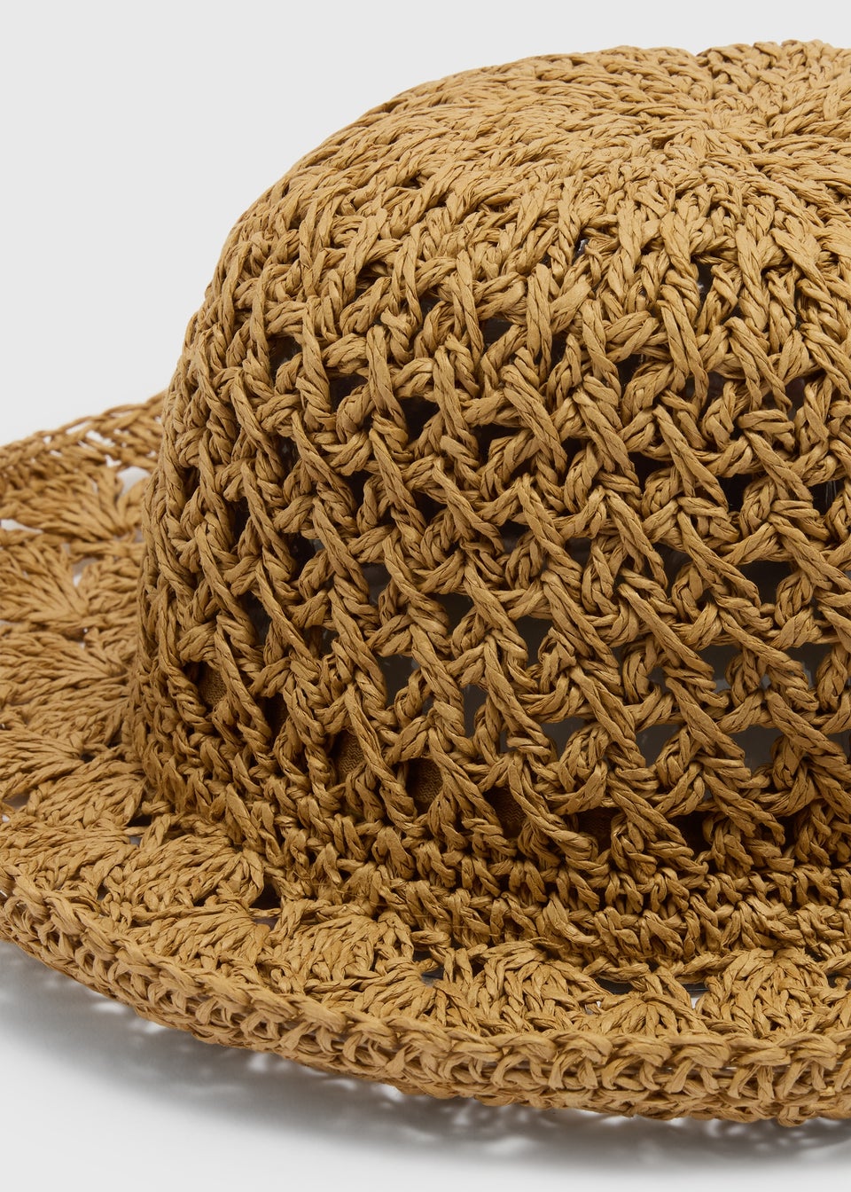 Natural Straw Bucket Hat