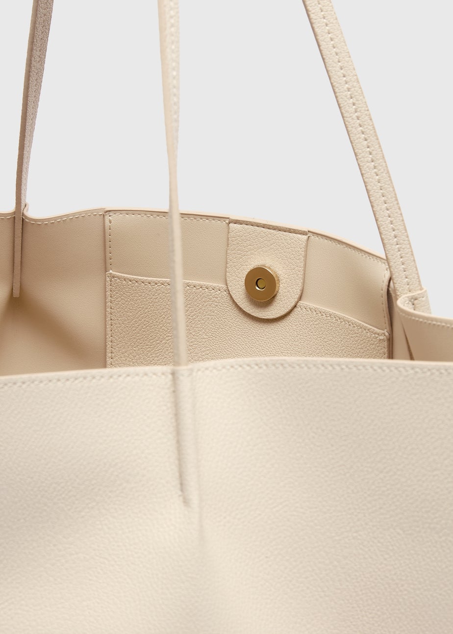 Cream Soft Tote Bag