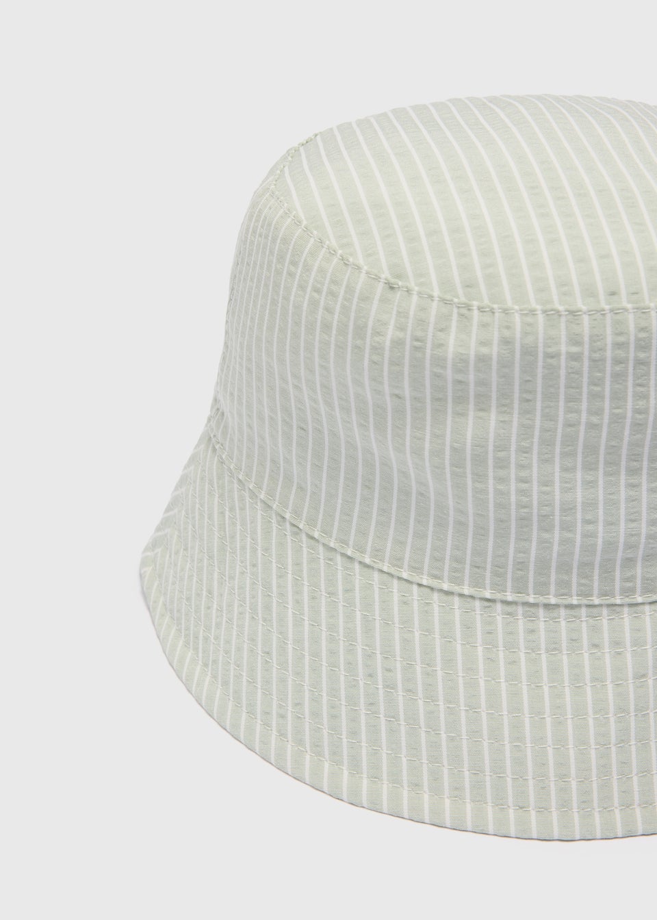 Baby Sage Stripe Crinkle Hat (Newborn-24mths)