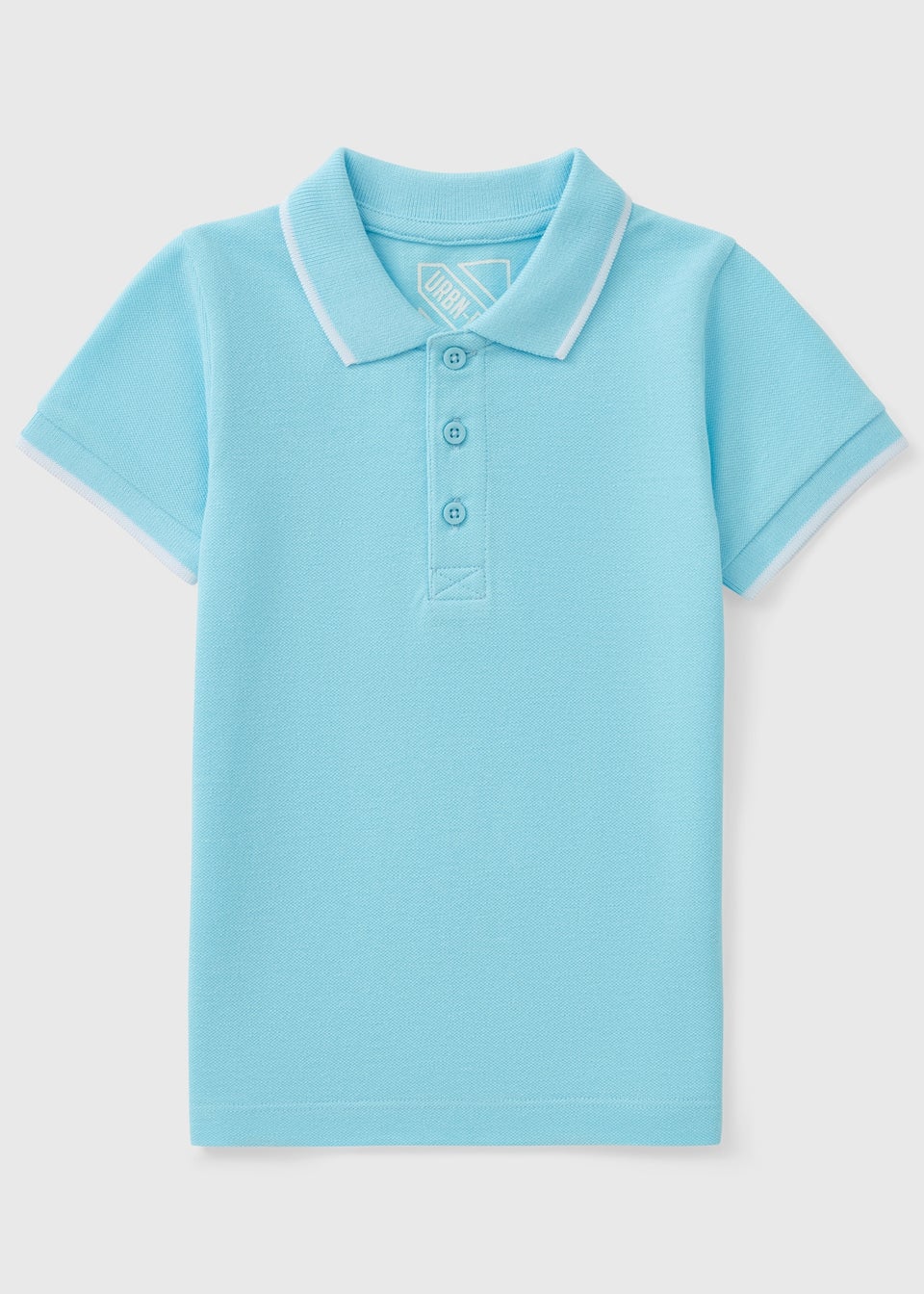 Boys Light Blue Casual Polo Top (1-7yrs)