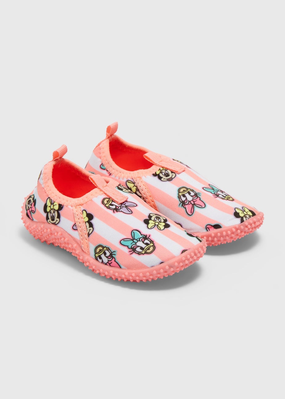 Disney Girls Pink Minnie Mouse Friends Swim Shoes (Younger 4-12)
