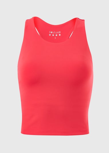 Souluxe Coral Cropped Vest Top