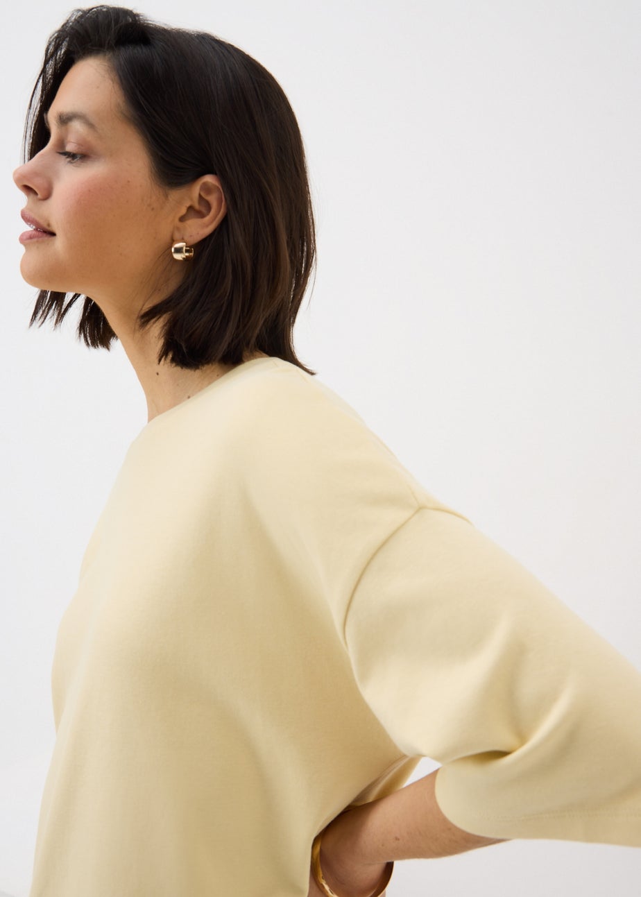 Yellow Seam Oversized T-Shirt