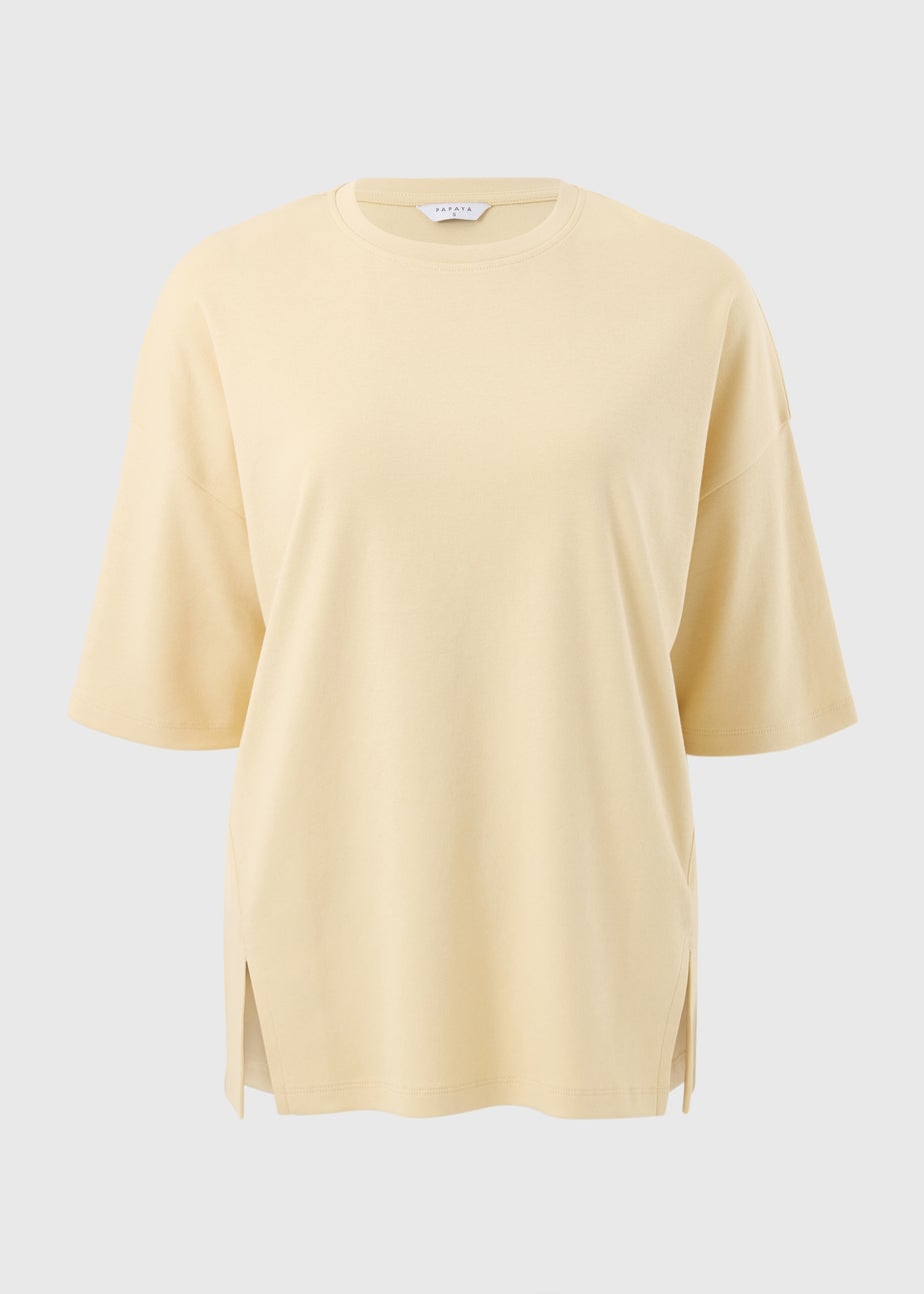 Yellow Seam Oversized T-Shirt