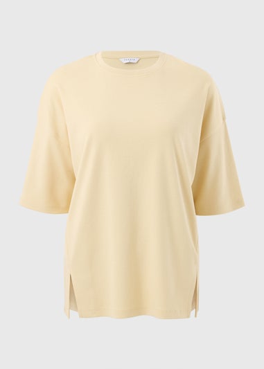 Yellow Seam Oversized T-Shirt