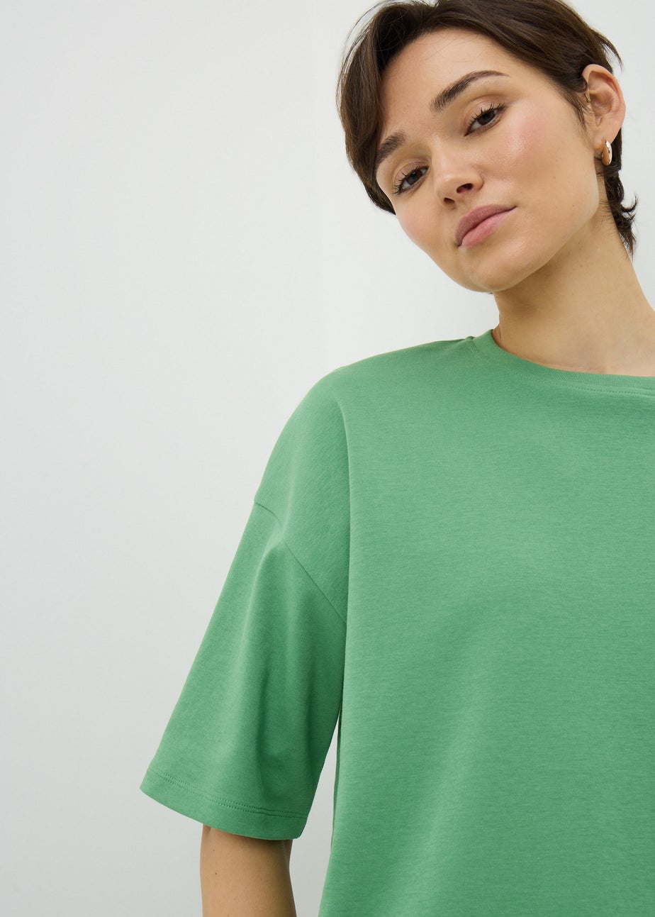 Green Oversized Top