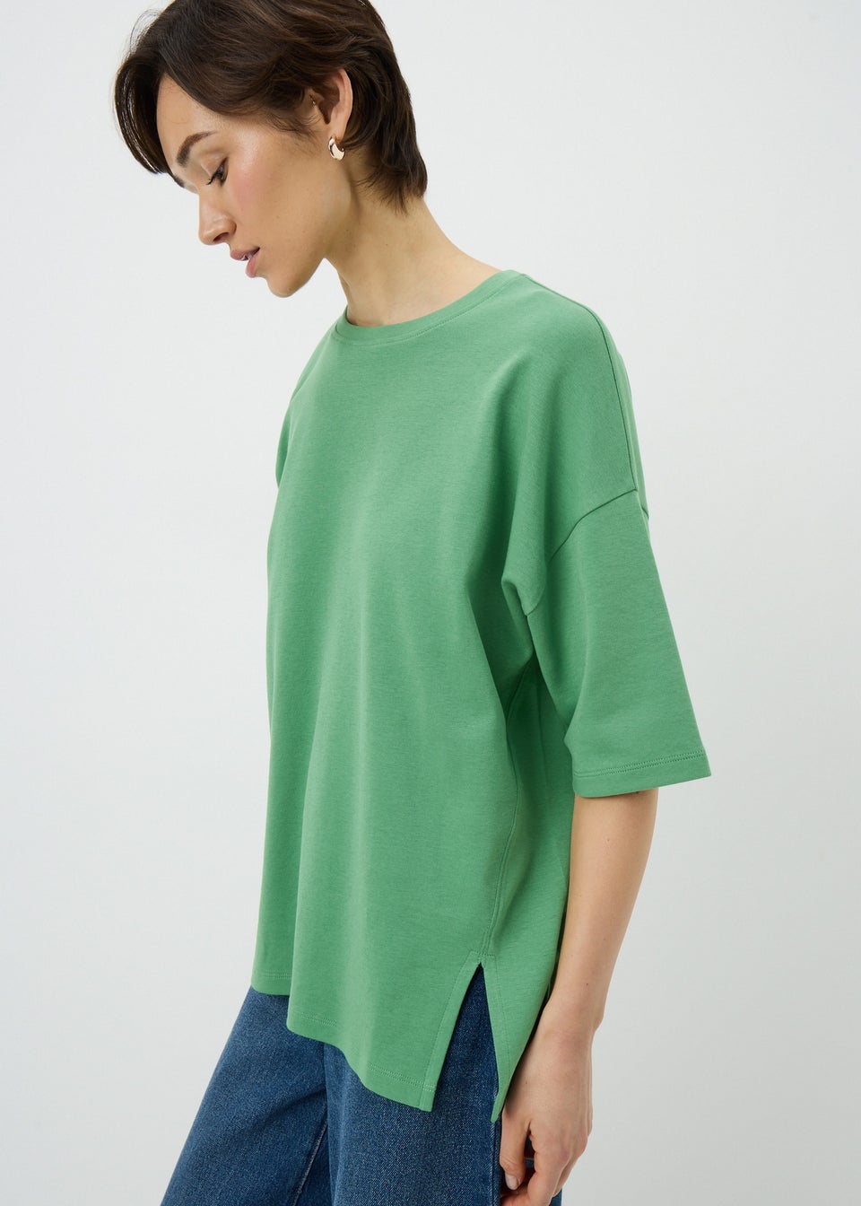 Green Oversized Top