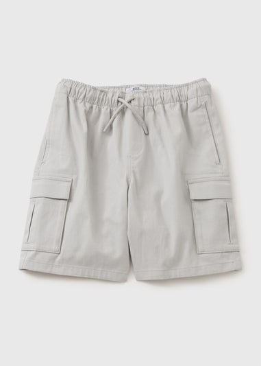 Boys Grey Cargo Shorts (7-15yrs)