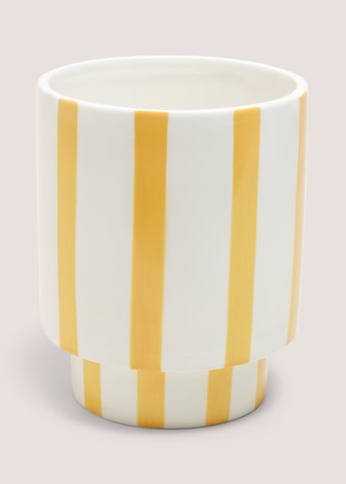 Yellow Stripe Planter