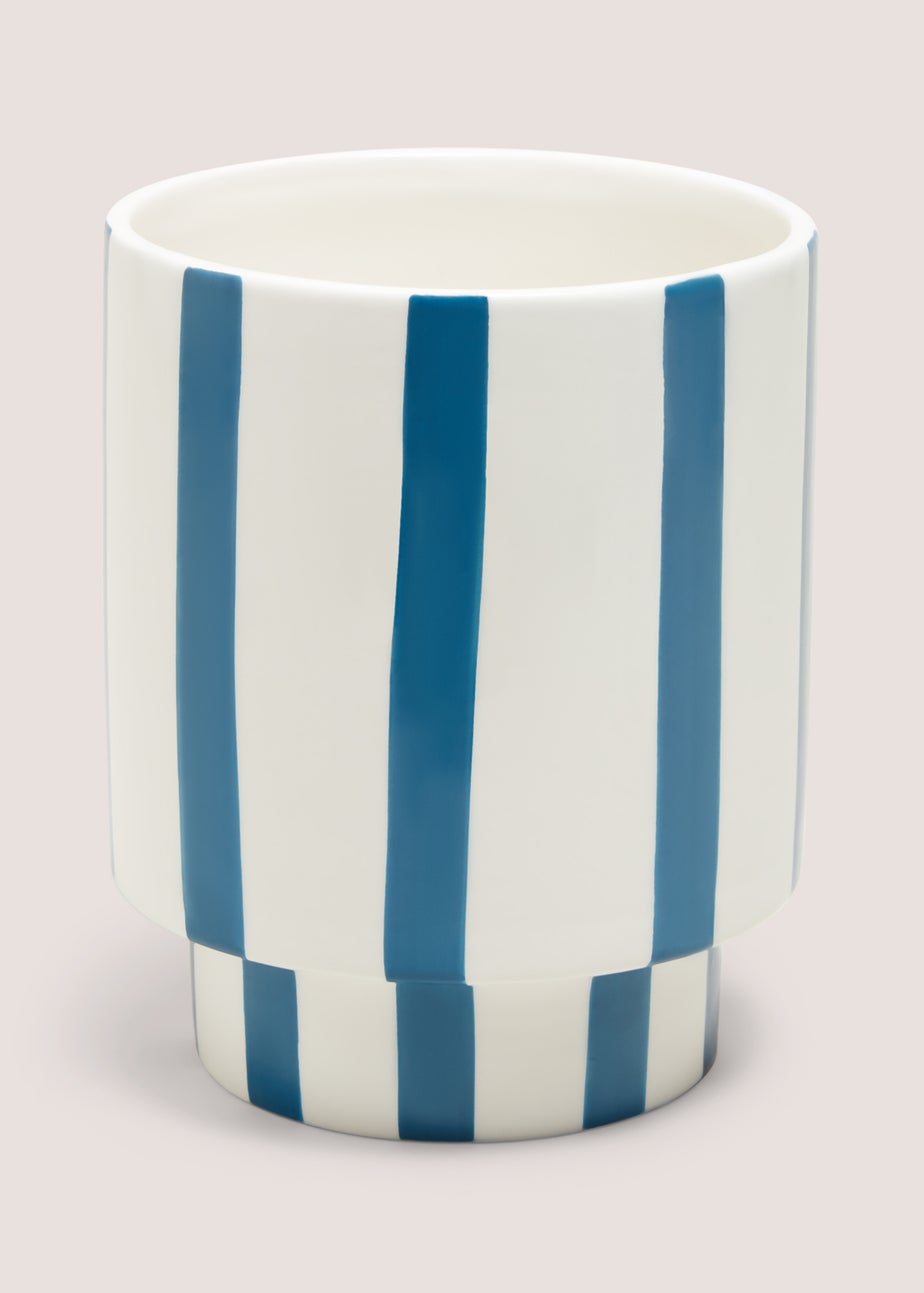 Blue Stripe Planter