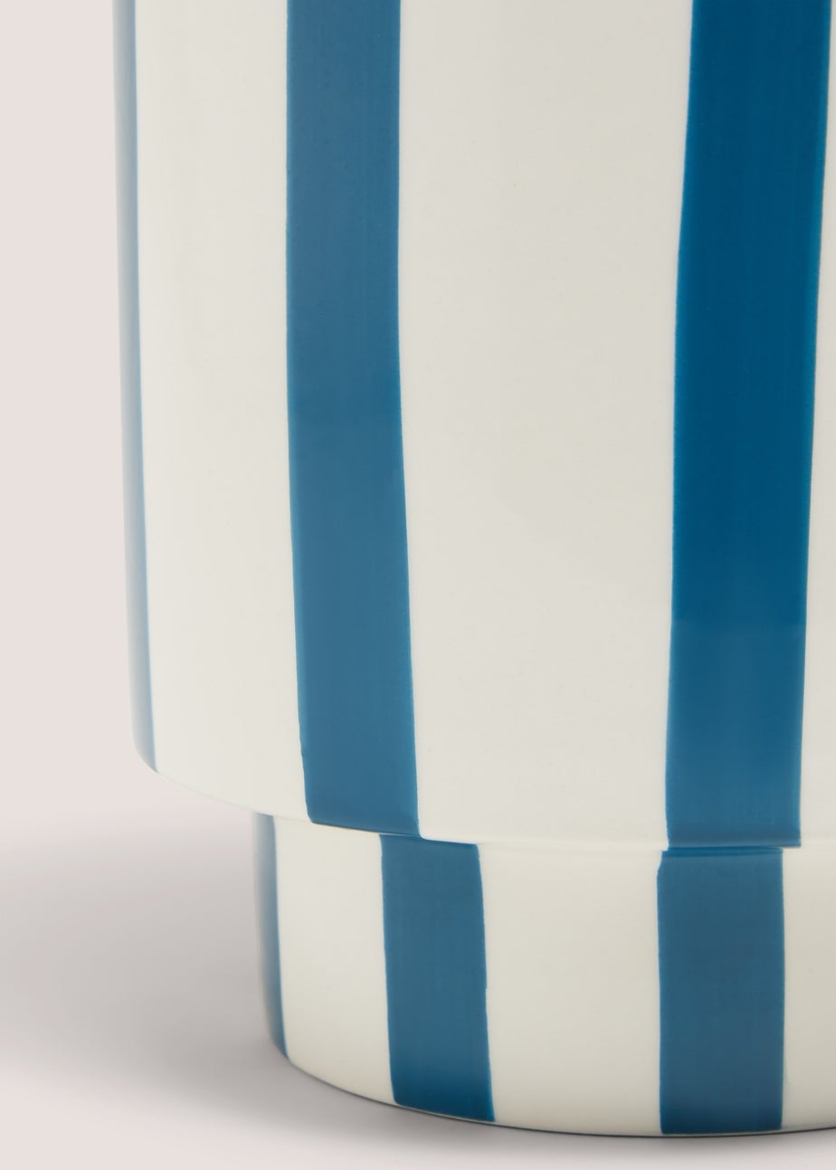 Blue Stripe Planter