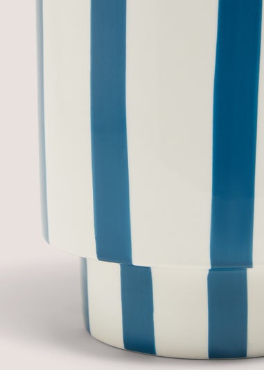 Blue Stripe Planter