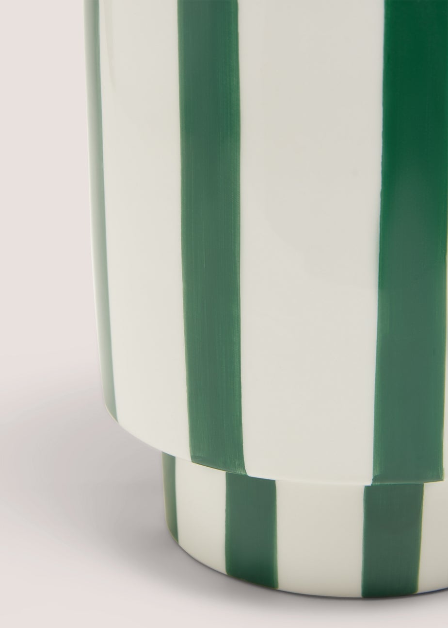 Green Stripe Planter