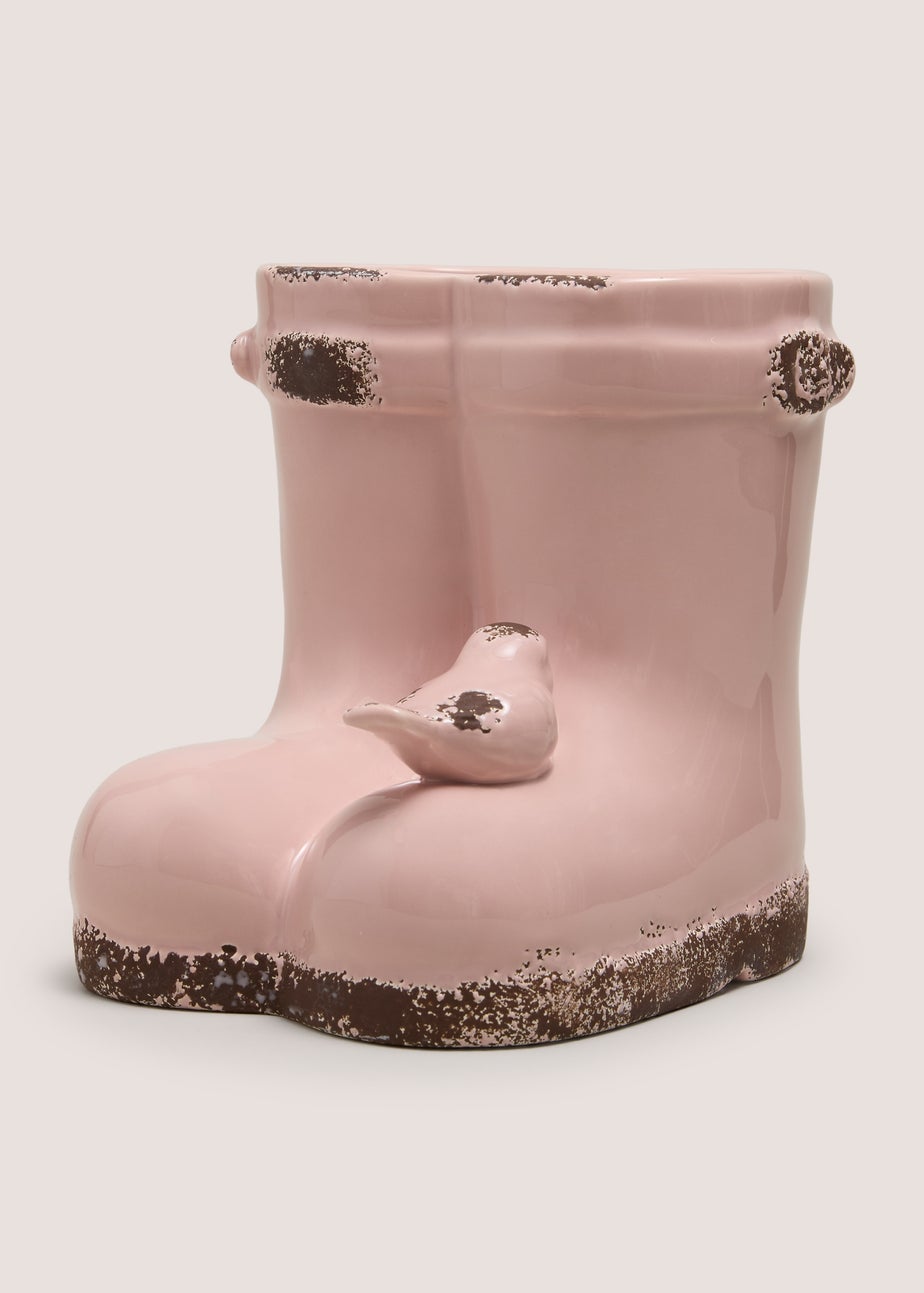 Pink Welly Planter