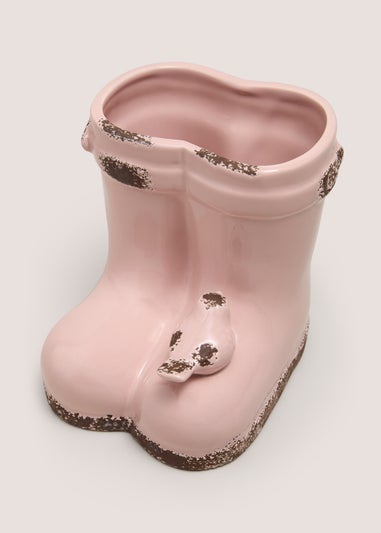 Pink Welly Planter