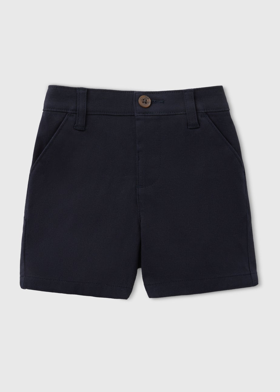 Boys Navy Chino Shorts (1-7yrs)