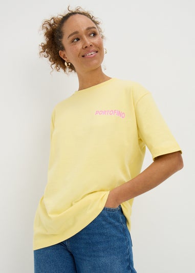 Yellow Portofino Oversized T-Shirt