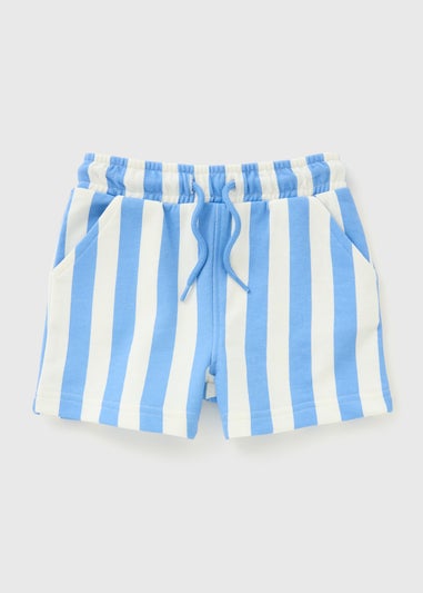 Boys Blue Stripe Shorts (1-7yrs)