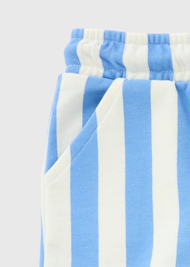 Boys Blue Stripe Shorts (1-7yrs)