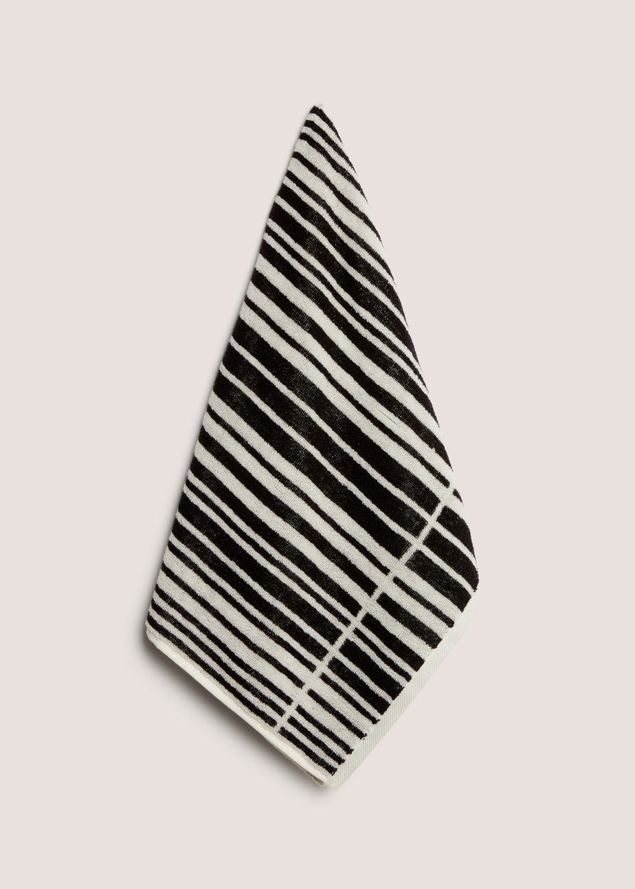 Black Stripe Towel