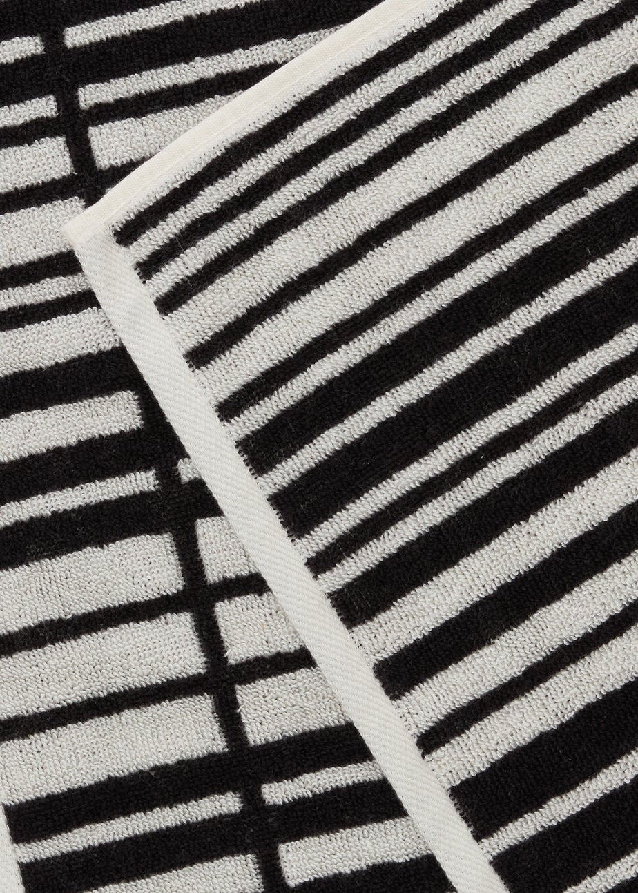 Black Stripe Towel